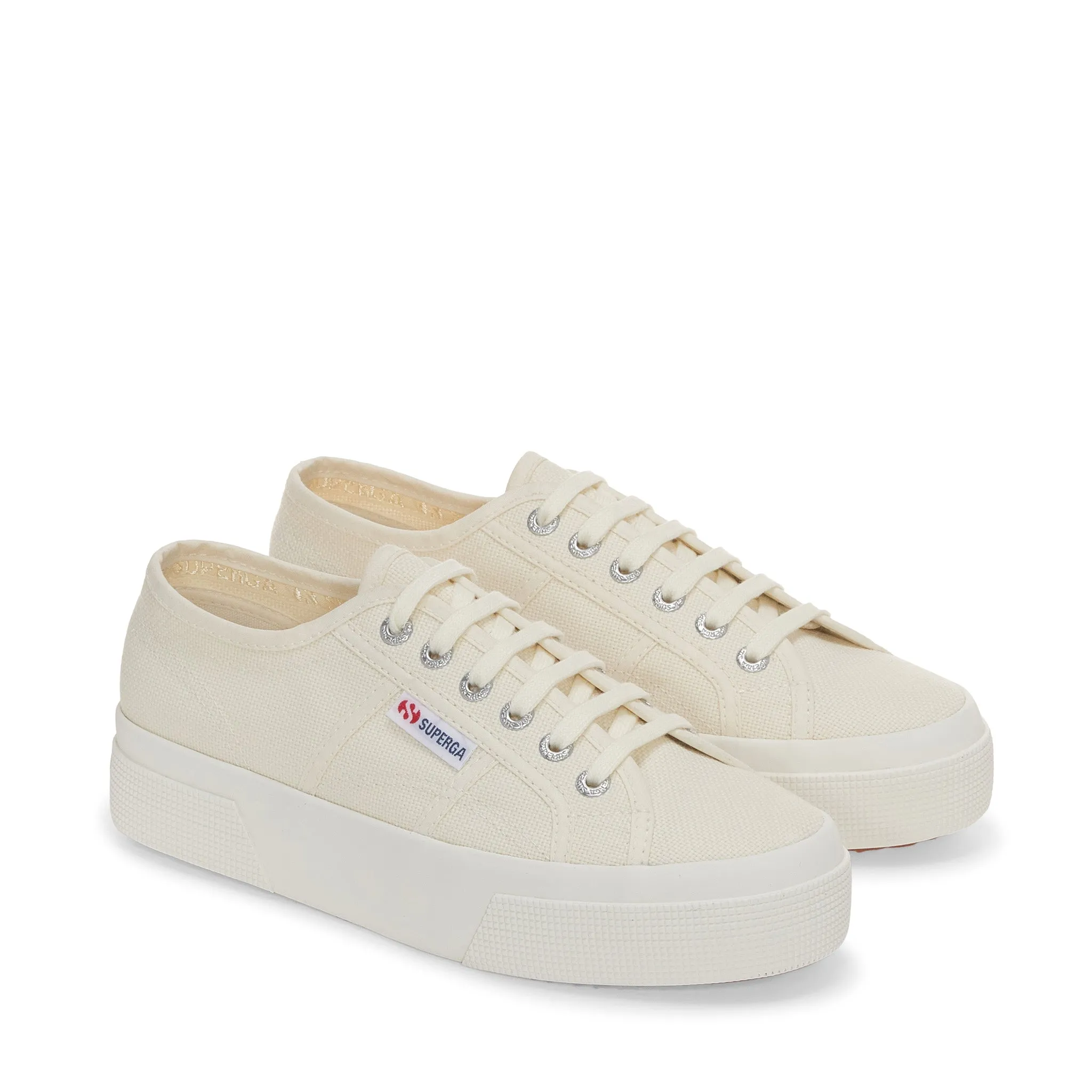 2740 Platform Sneakers - Beige Natural Avorio