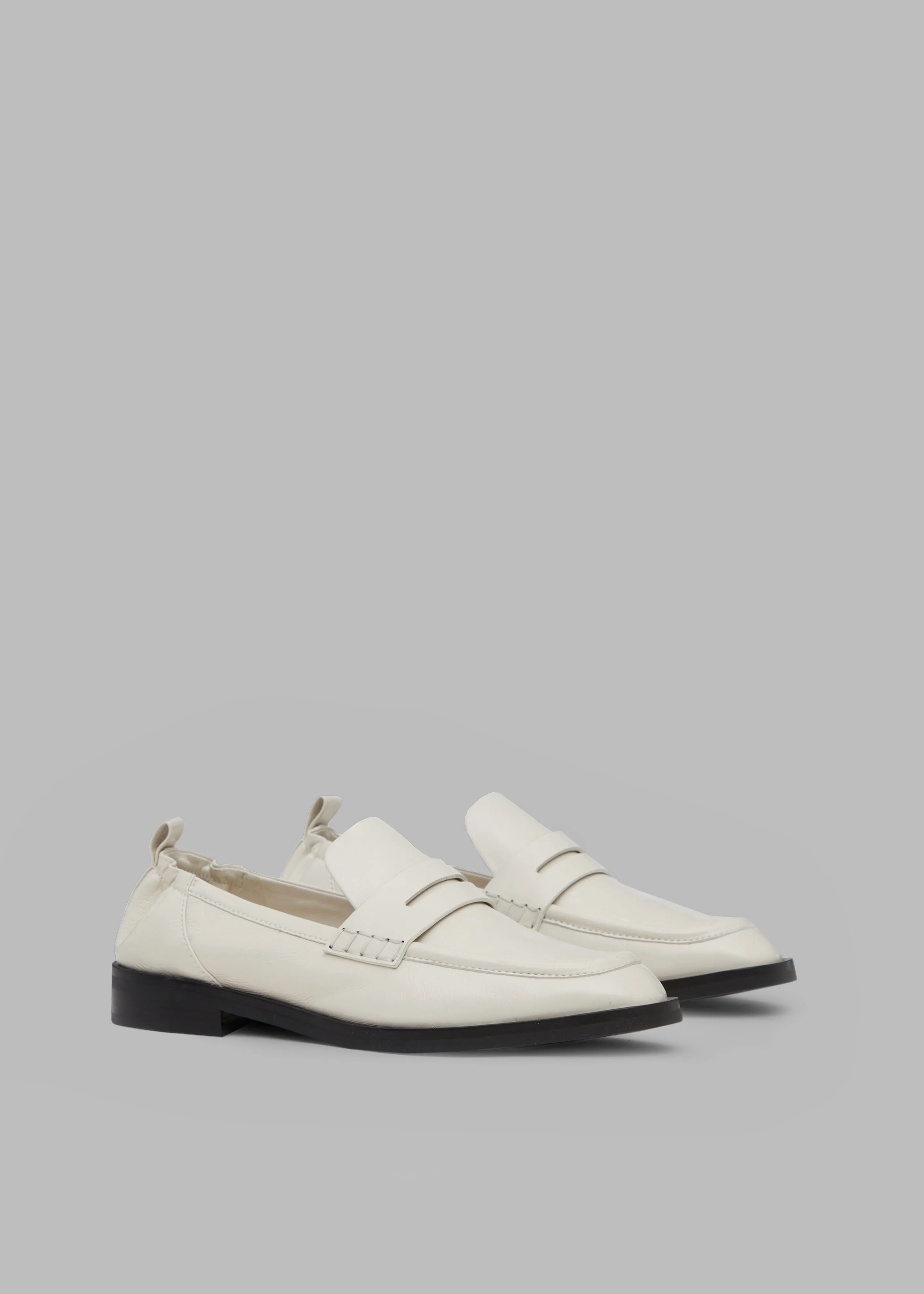 3.1 Phillip Lim Alexa Soft Penny Loafers - Chalk