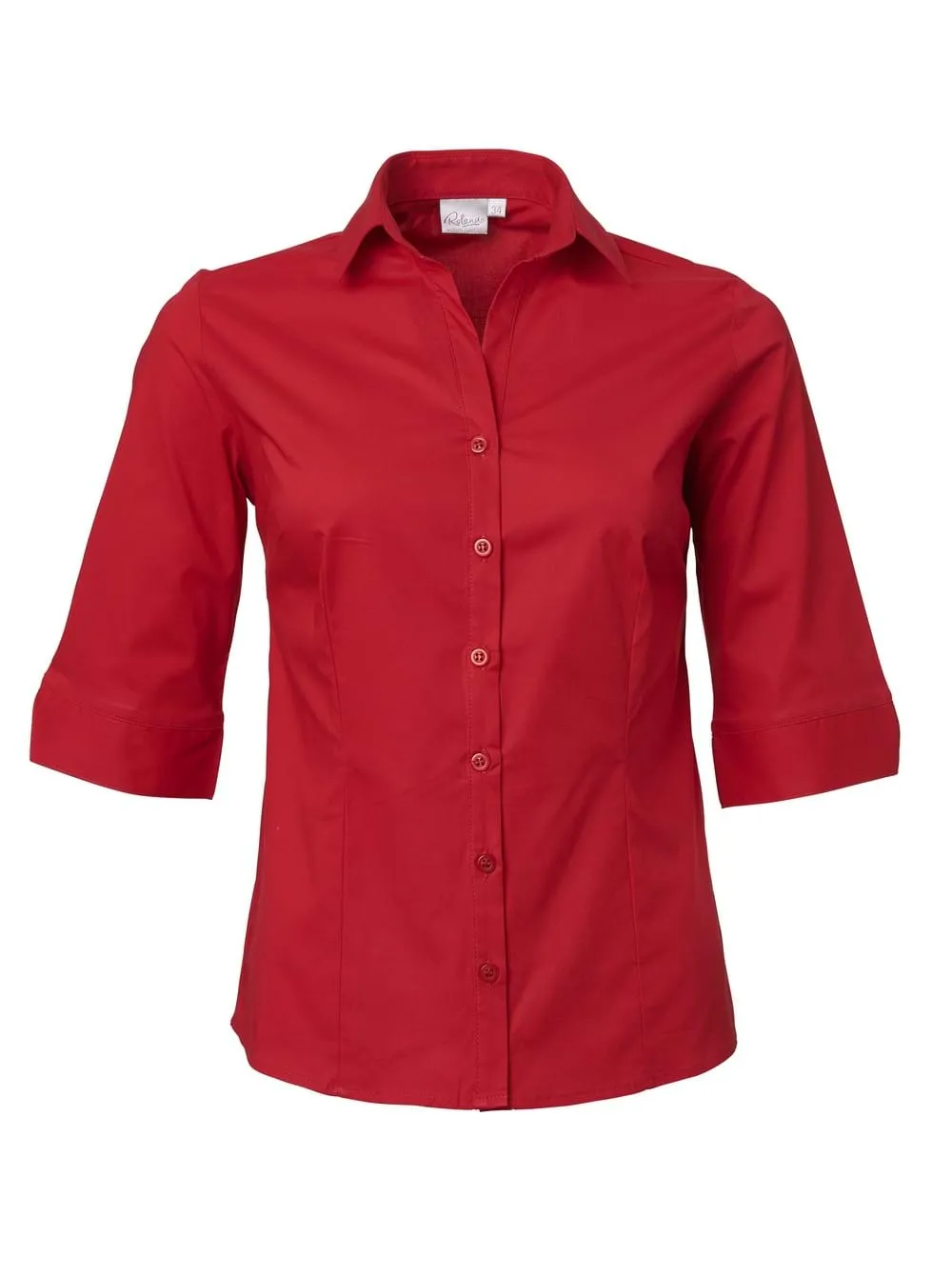 Abbey K213 3/4 Blouse - Red