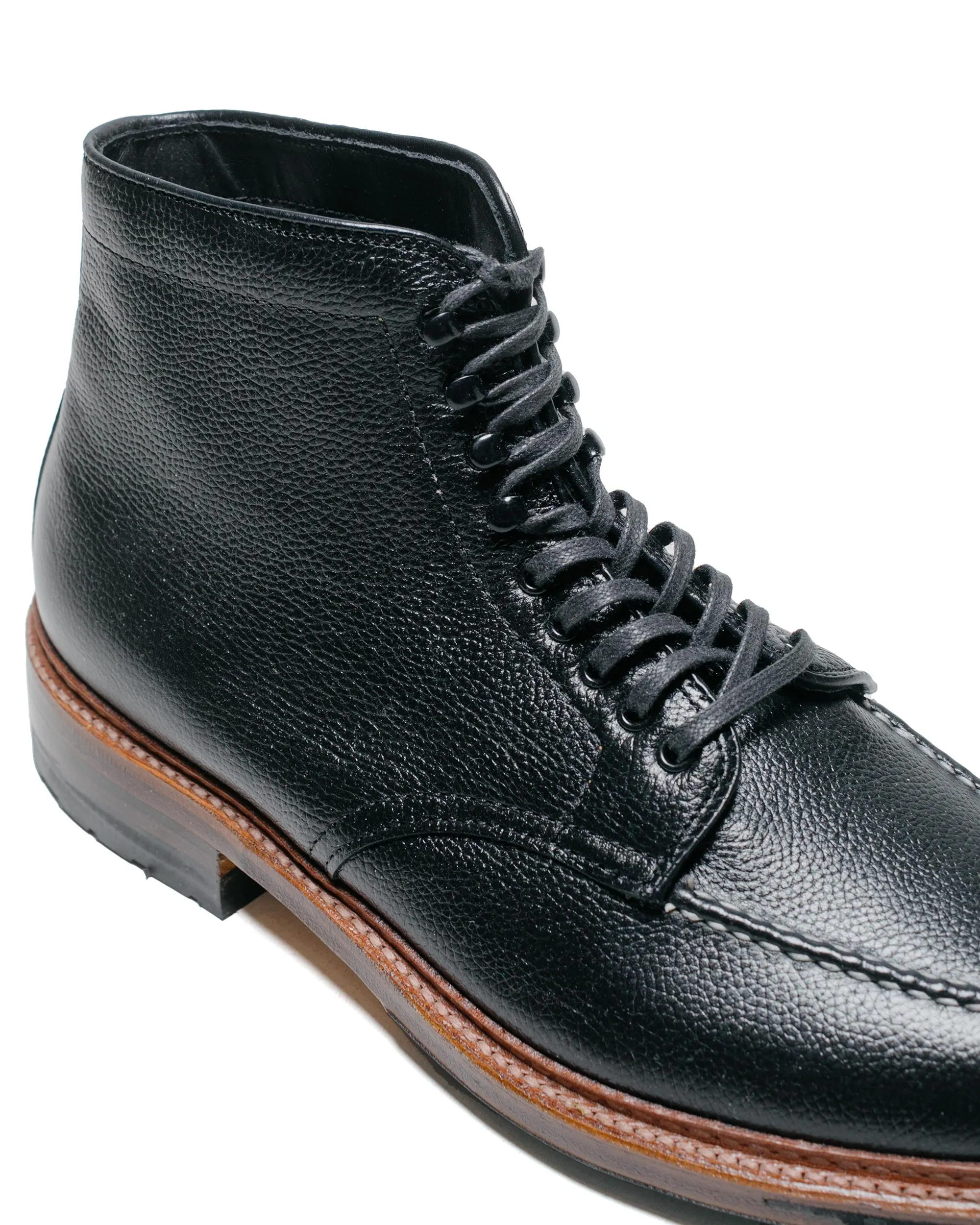 Alden Tanker Boot Black Regina Grain With Commando Sole G7901HC