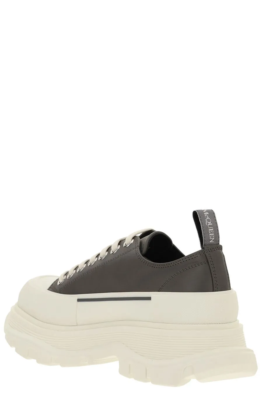 Alexander McQueen Contrast Sole Platform Sneakers