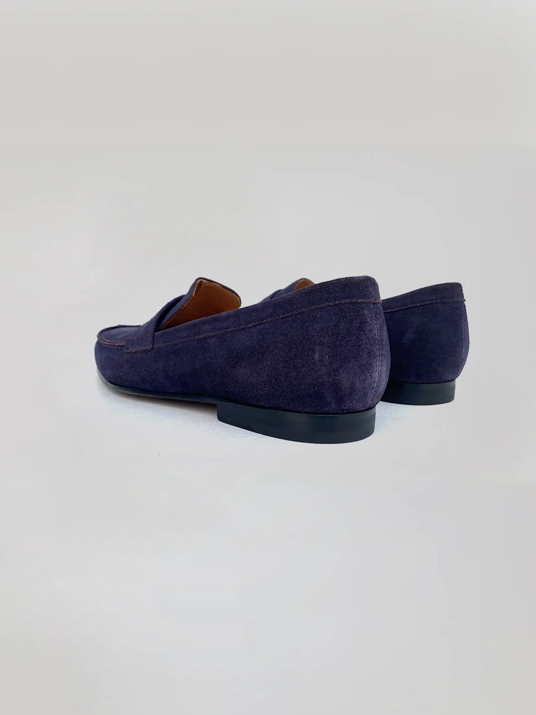 Alfons Loafer - Navy Blue Suede