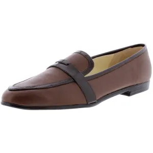 Amalfi by Rangoni Womens Oreste Patent Trim Slip On Penny Loafers