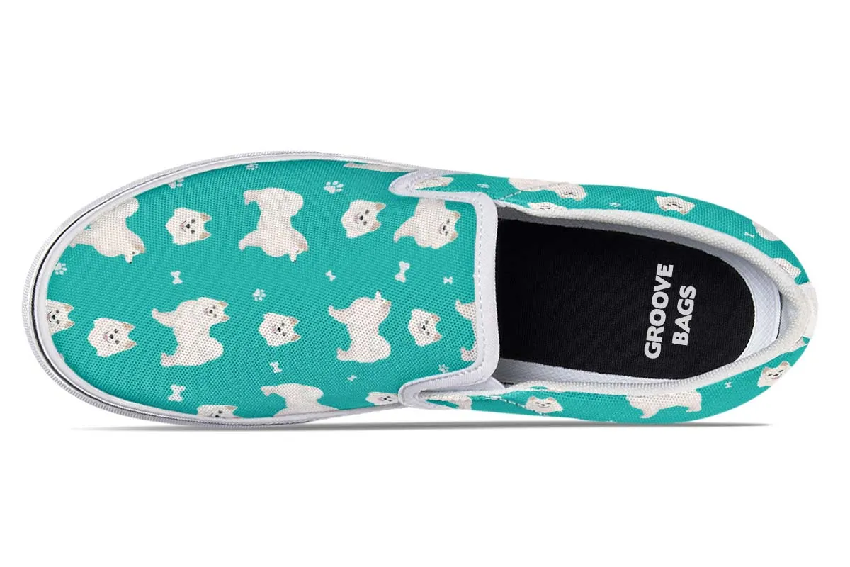 American Eskimo Pattern Slip-On Shoes