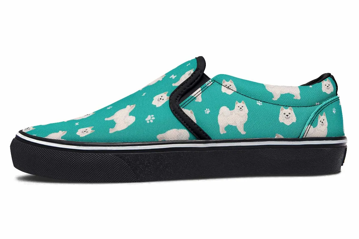 American Eskimo Pattern Slip-On Shoes