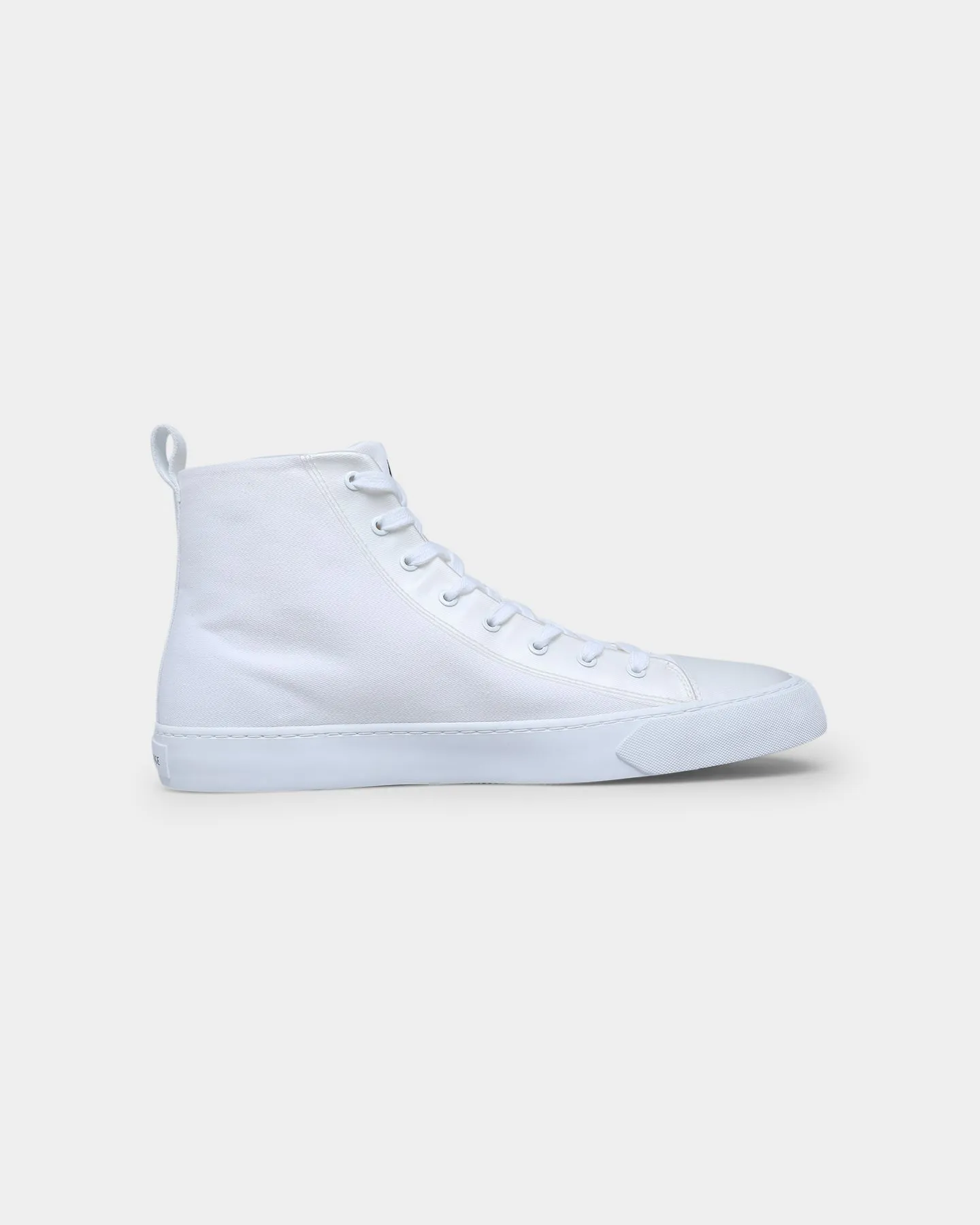 Armani Exchange Miami Icon Logo High Top Sneakers Optical White