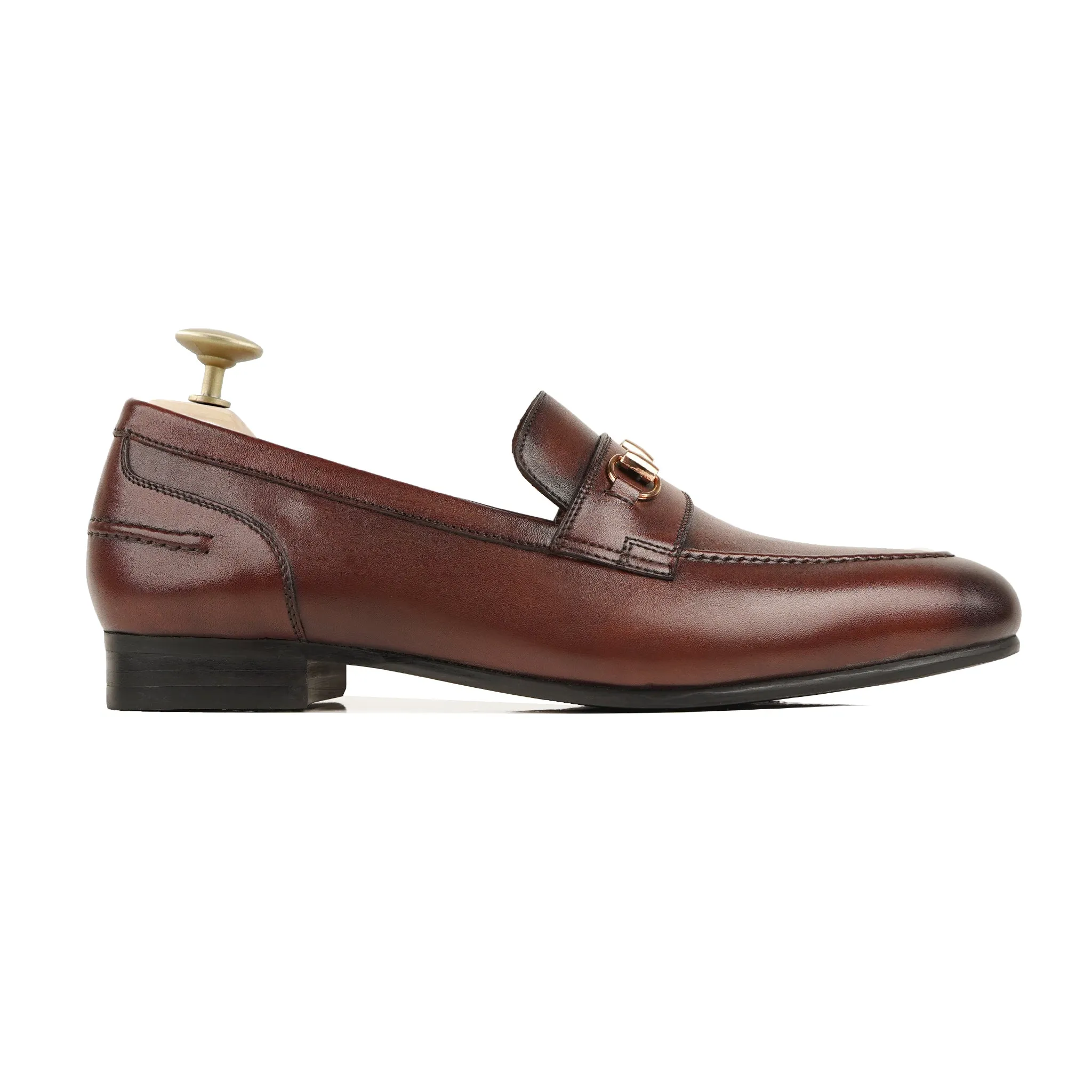 Arpino - Men's Oxblood Calf Leather Loafer