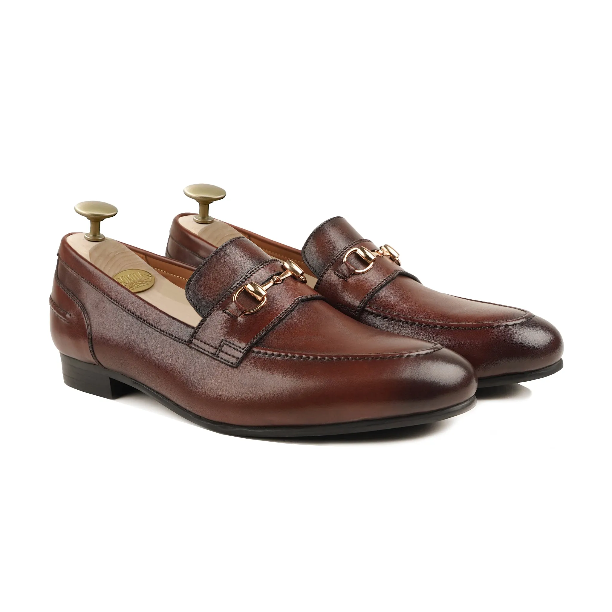 Arpino - Men's Oxblood Calf Leather Loafer