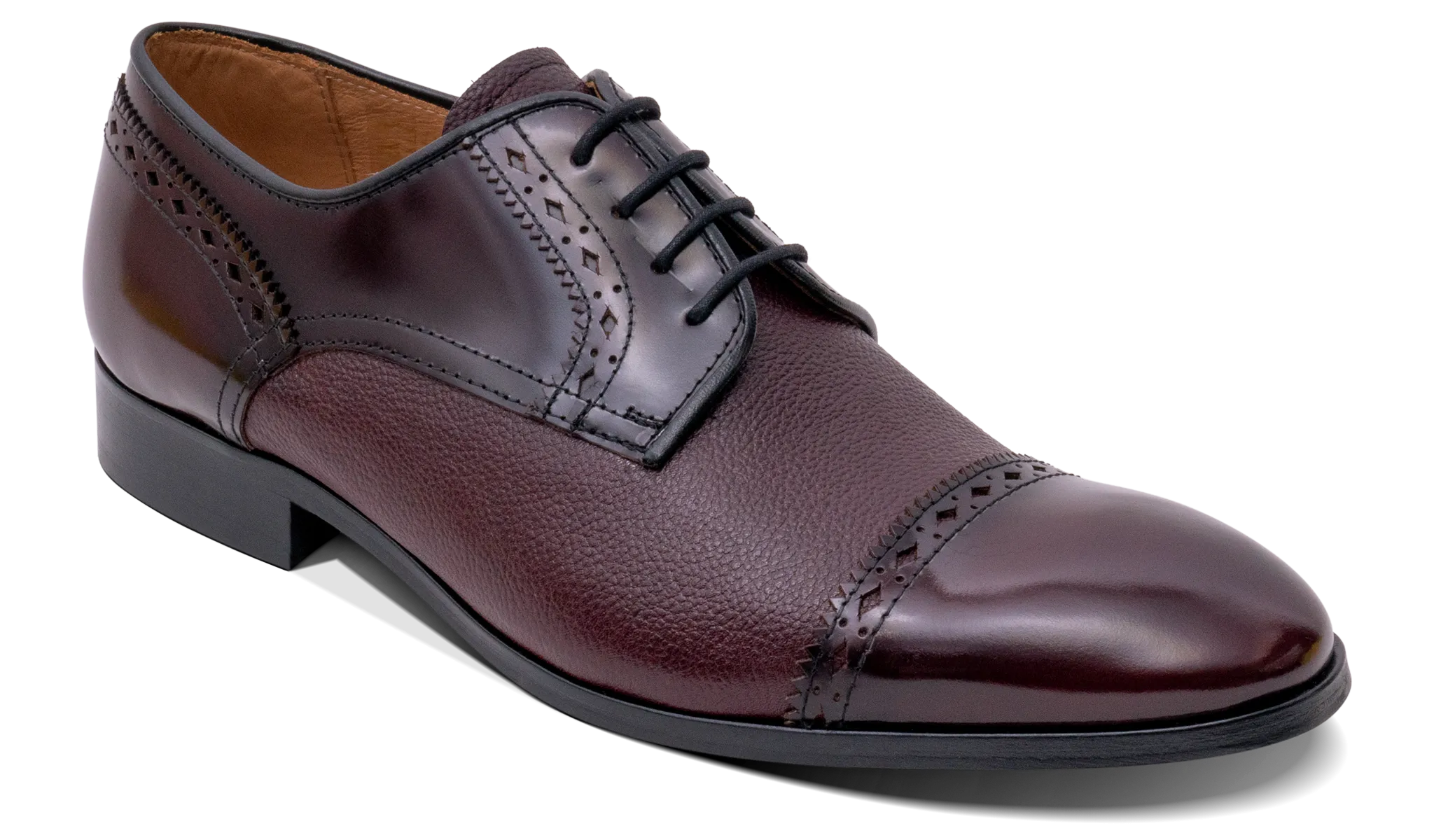 Ashbourne - Burgundy Hi-Shine/Grain