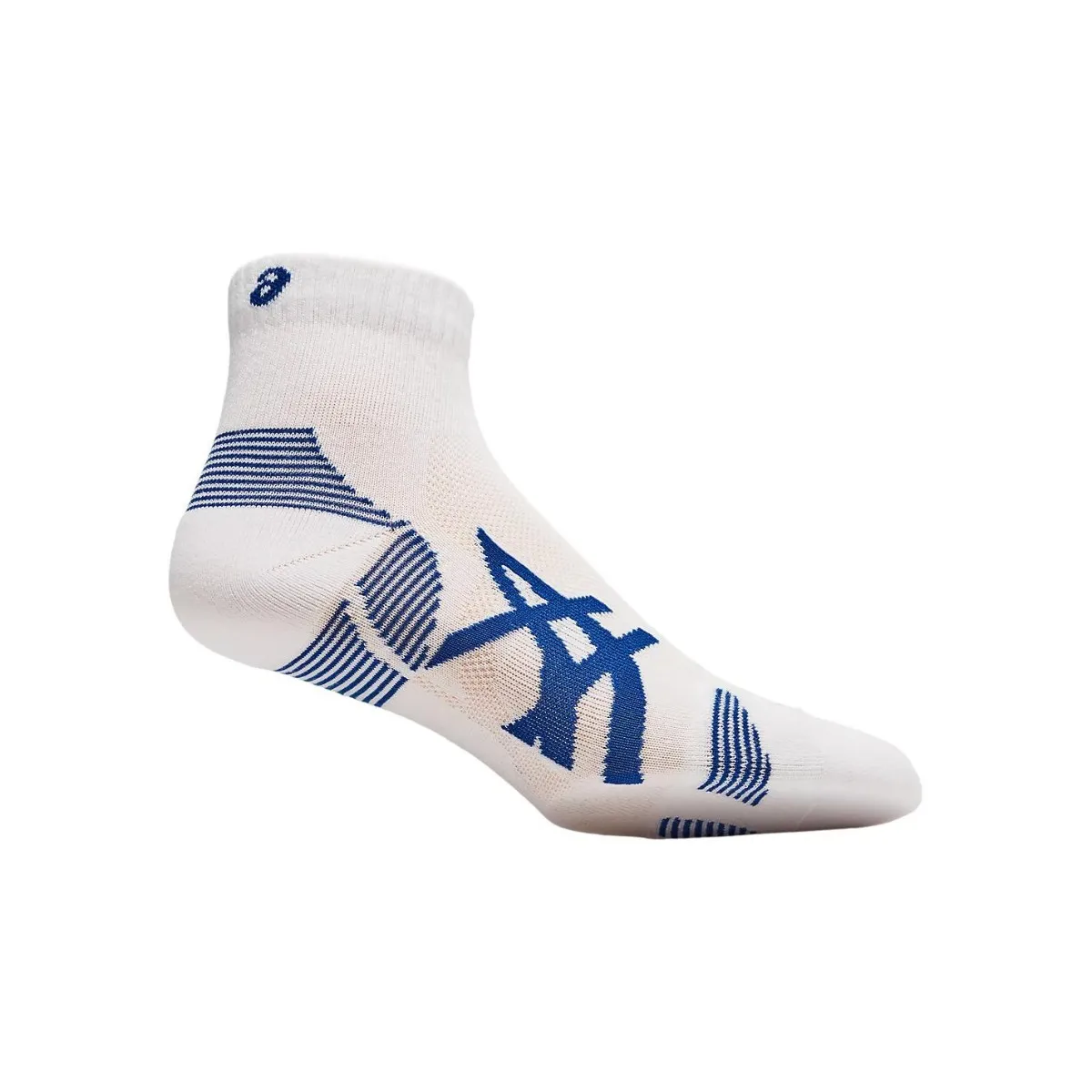 Asics 2PPK Cushion Run Socks White Blue