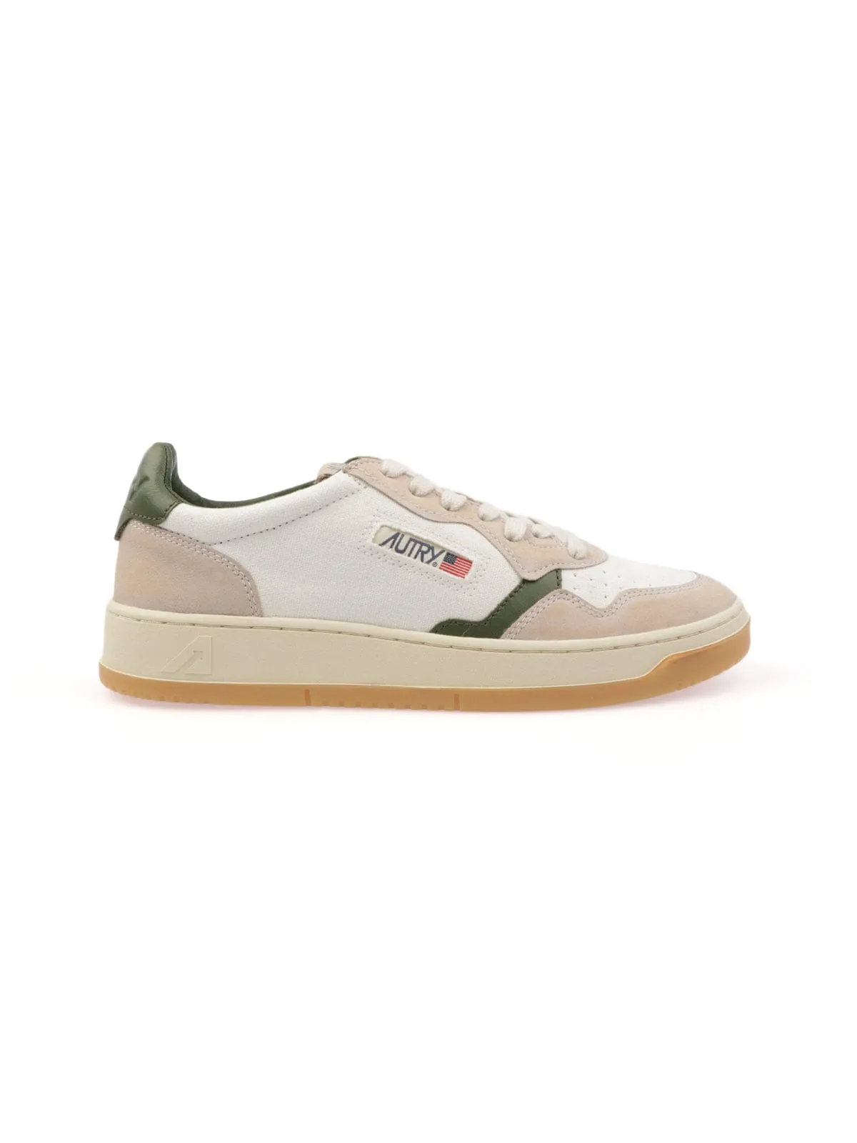 Autry Medalist Low Man Canvas Sand White Cyprs