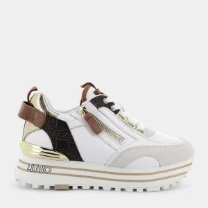 BA4057PX454S3179MAXI WONDER 72OFF WHITE-BROWN- SNEAKERS