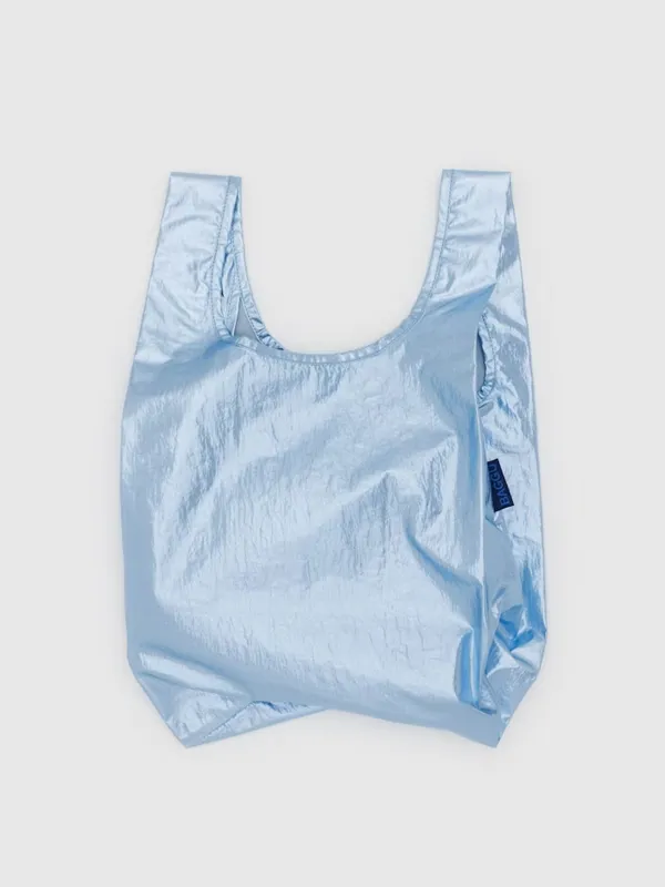 Baby Baggu: Metallic Light Blue