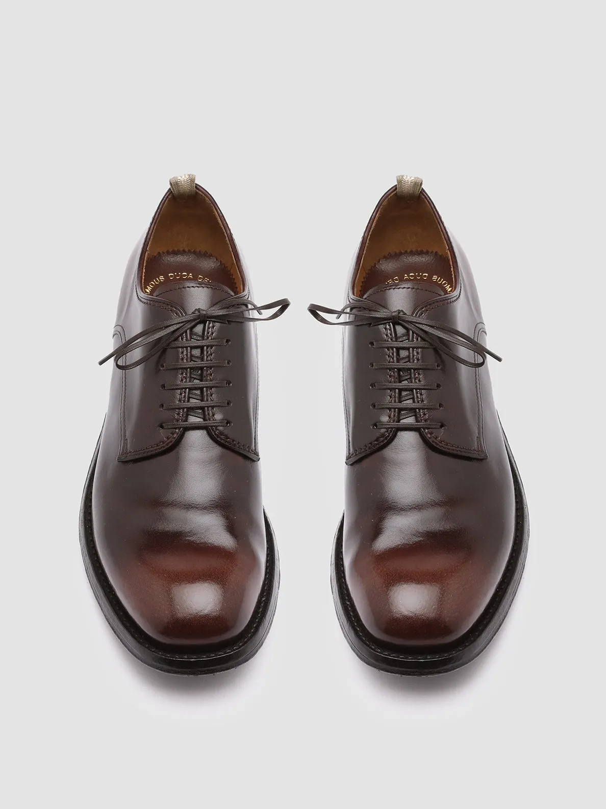 BALANCE 001 - Brown Leather Derby Shoes