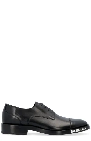 Balenciaga Logo Derby Shoes