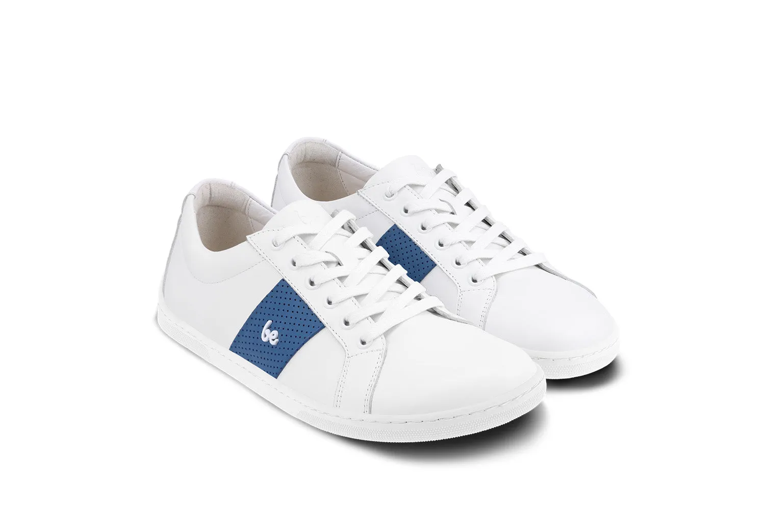 Barefoot Sneakers Be Lenka Elite - White & Dark Blue CLEARANCE