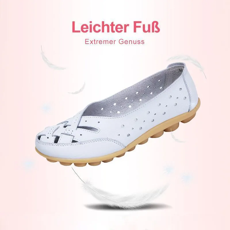 Bequeme und Weiche Damen Lederschuhe