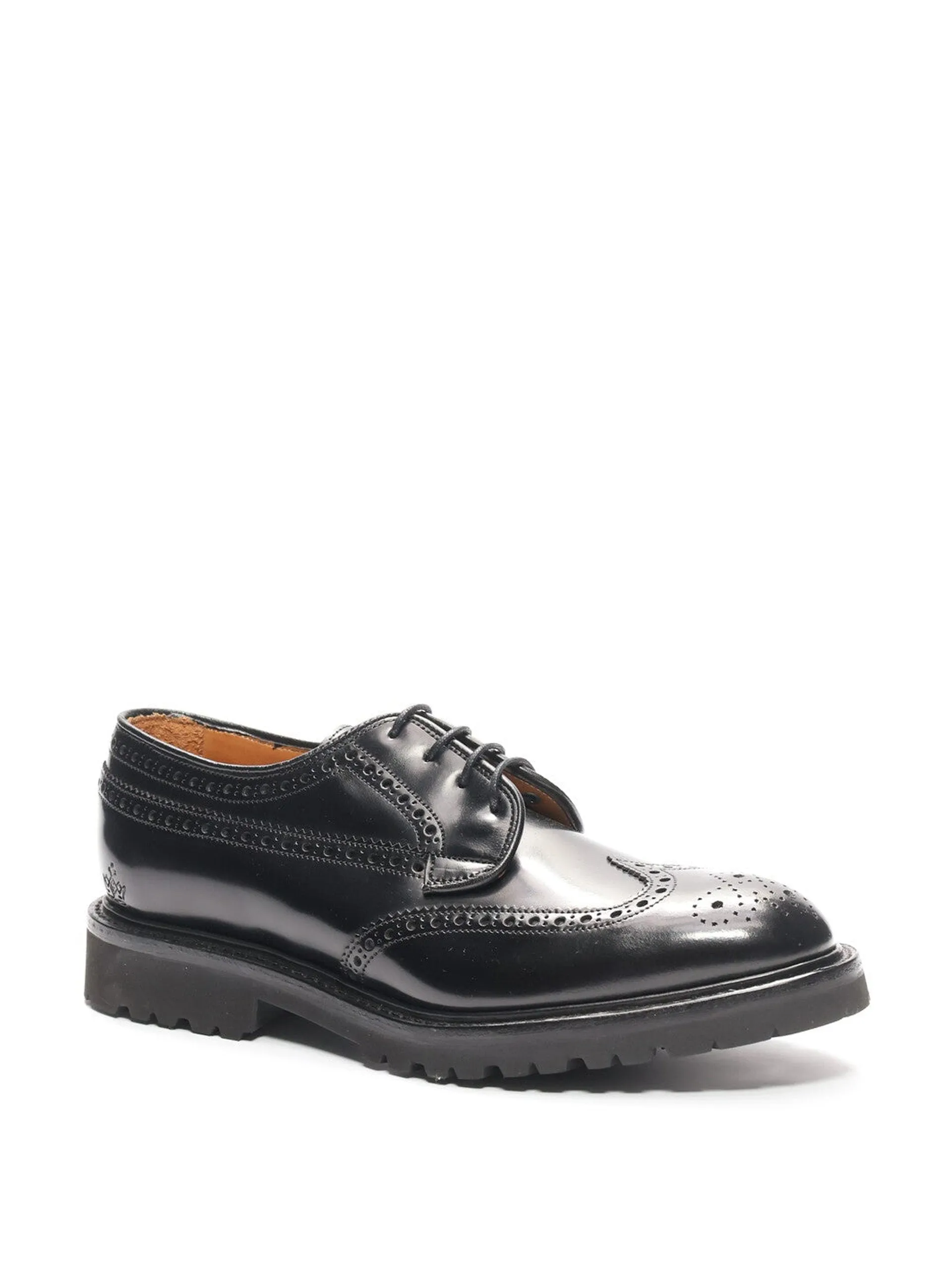 Black Guinevere Brogue derby shoes