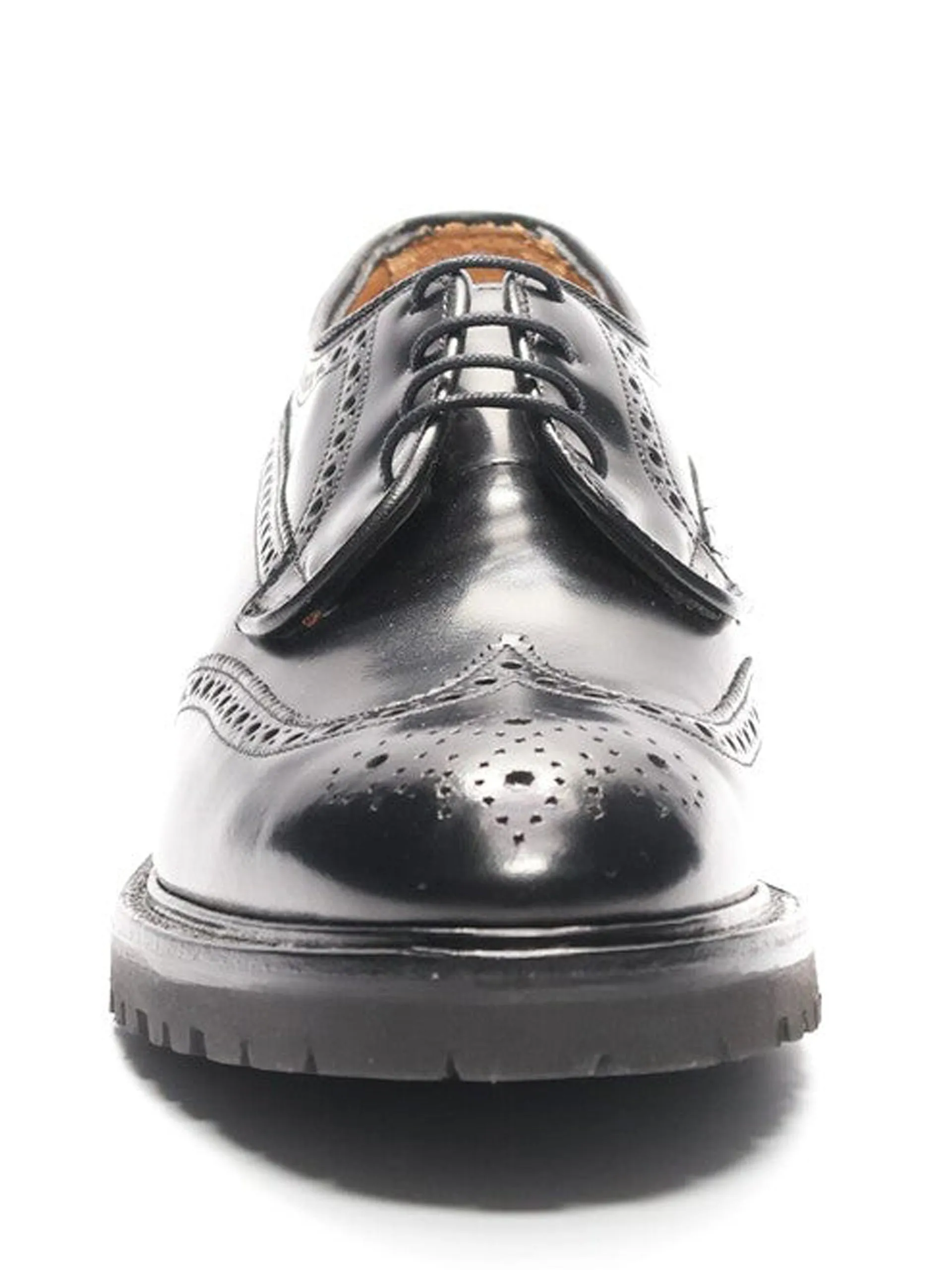 Black Guinevere Brogue derby shoes