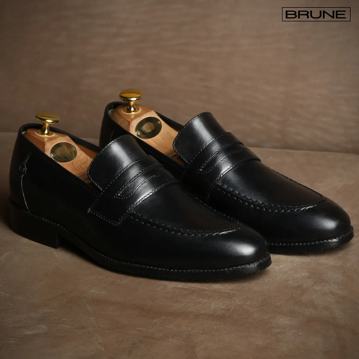 Black Penny Loafers