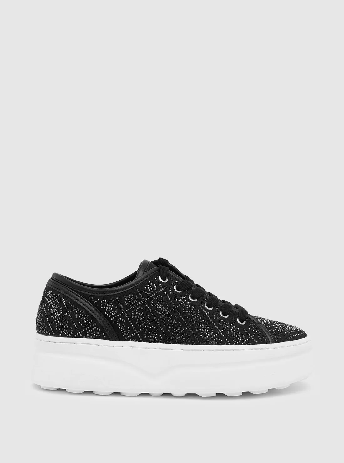 Black Queeny Low-Top Sneakers