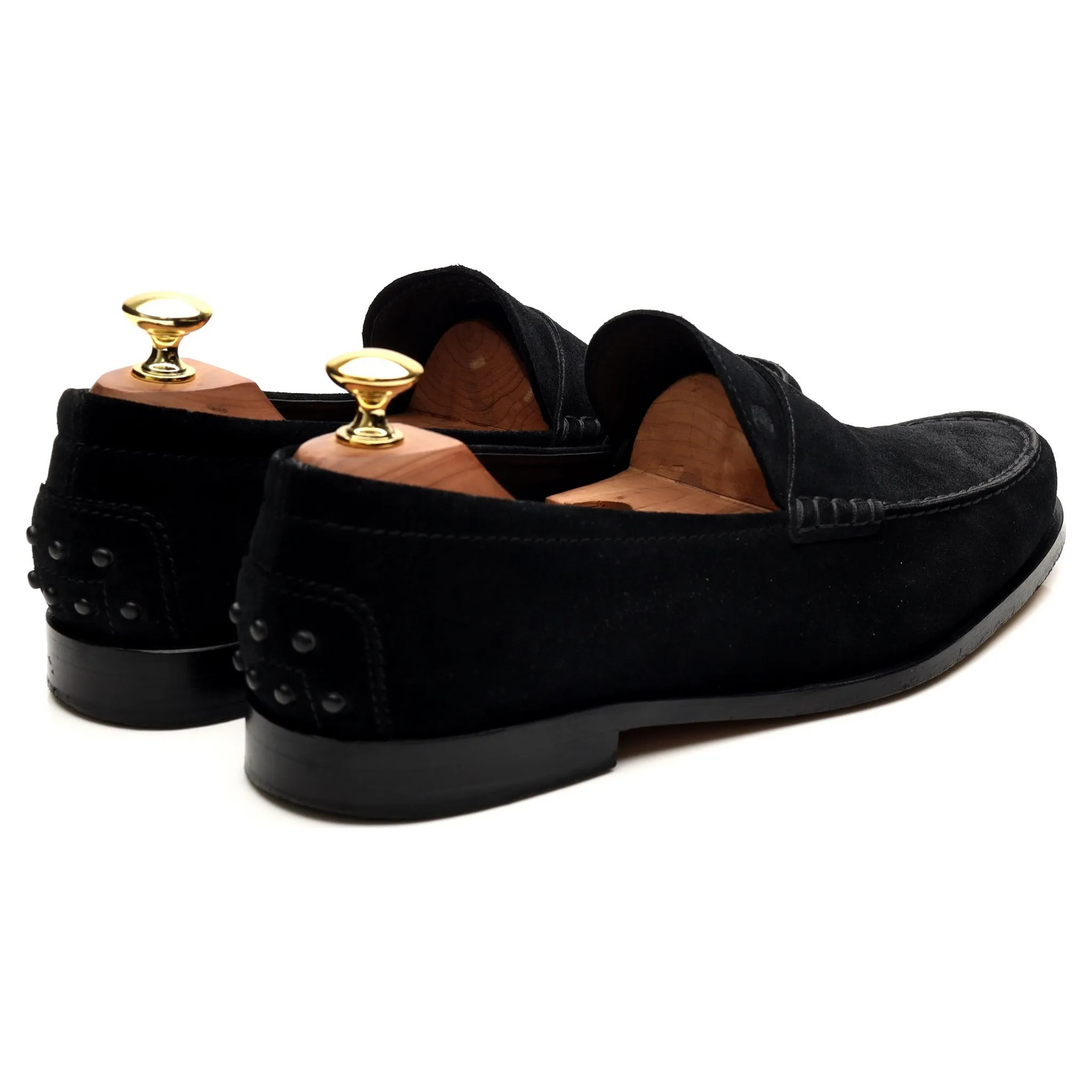 Black Suede Loafers UK 8.5