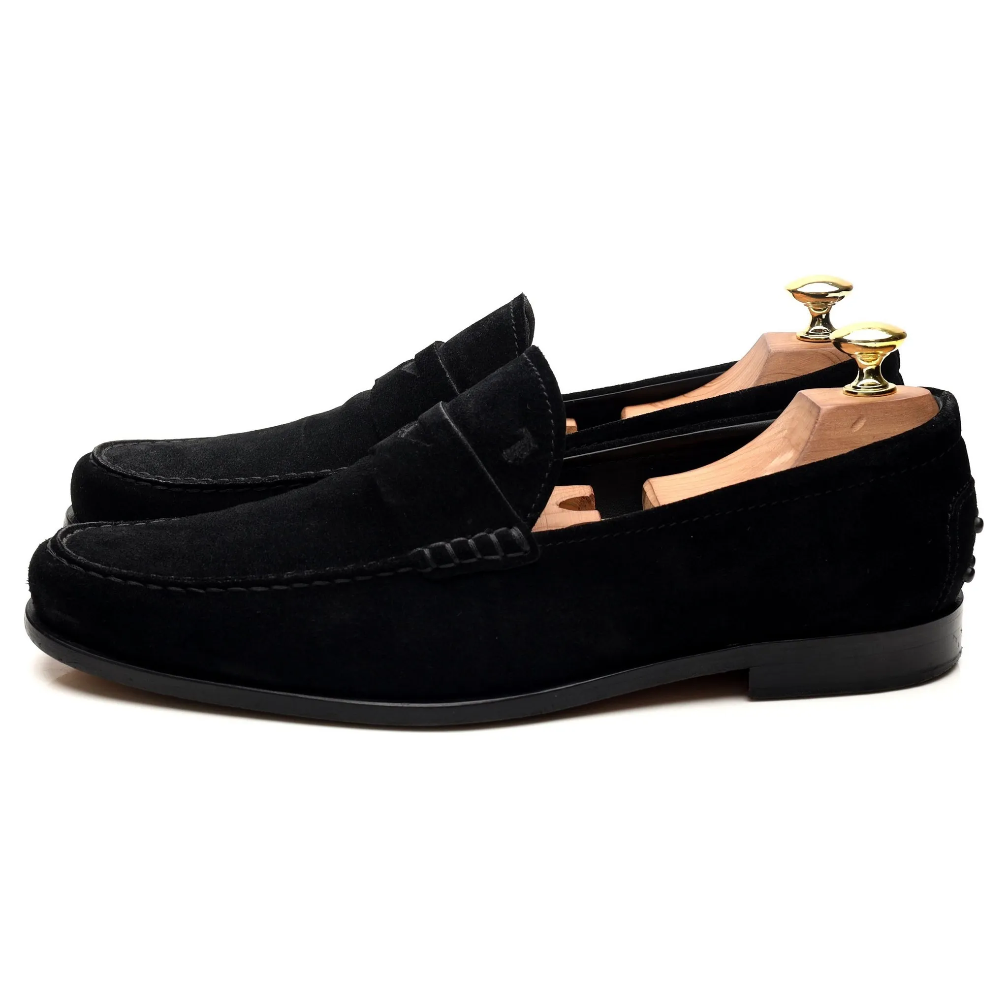 Black Suede Loafers UK 8.5