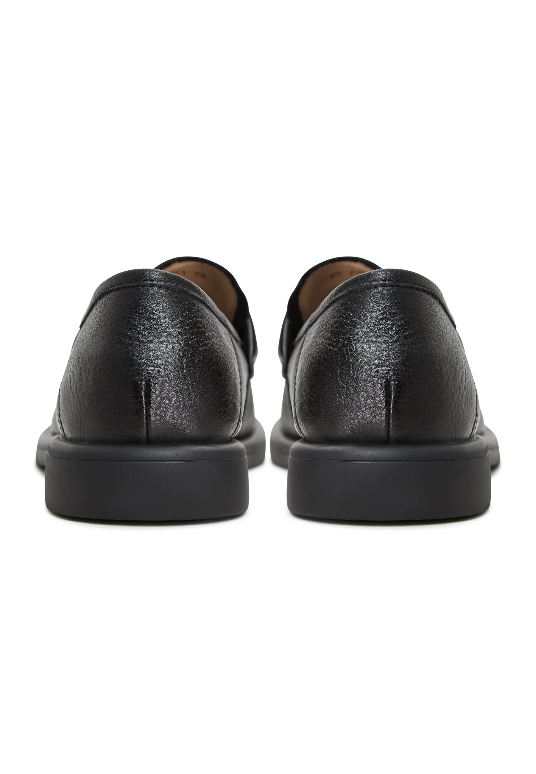 Block Heeled Loafers Stephanie  - Black