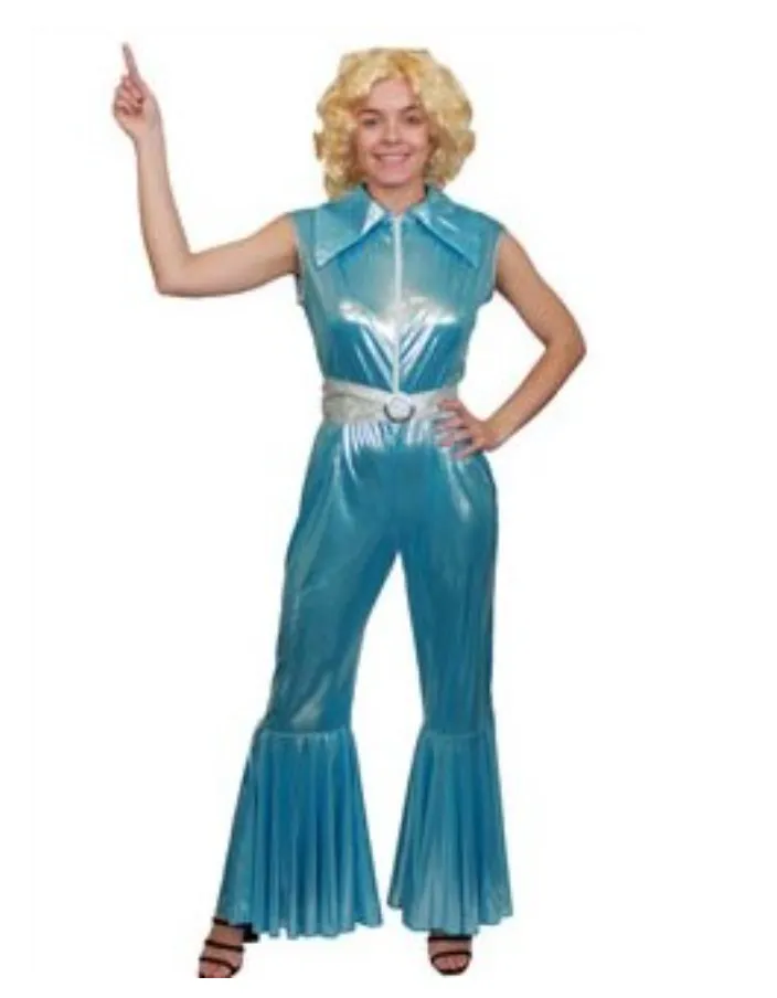 Blue Disco Diva Costume