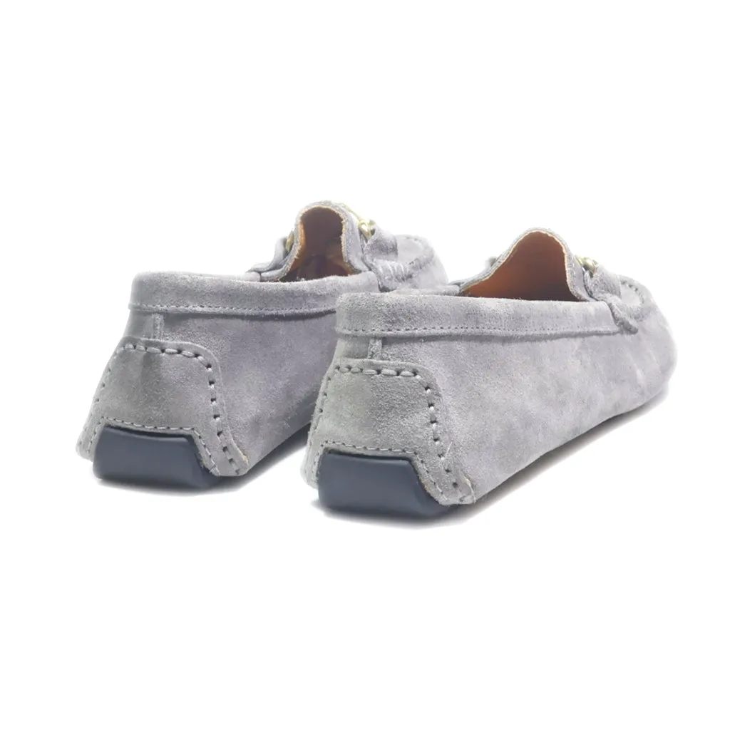 Boemos Loafers Suede Grey Colour For Women