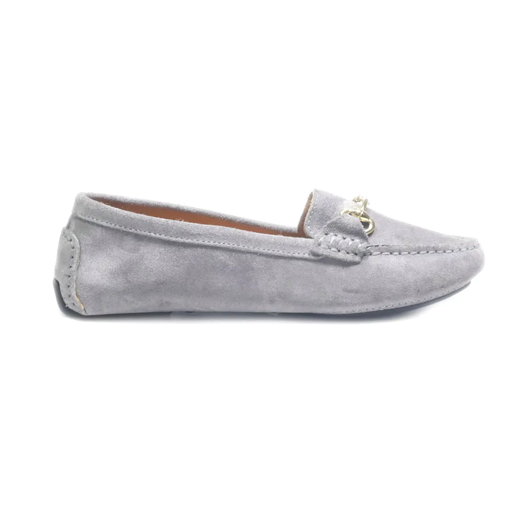 Boemos Loafers Suede Grey Colour For Women