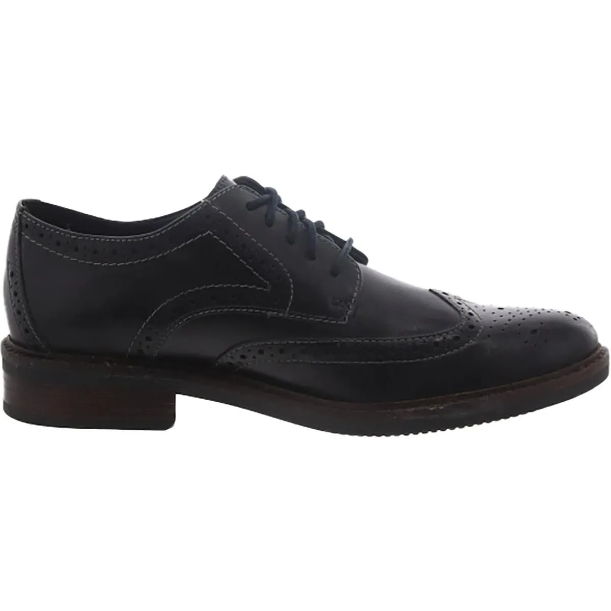 Bostonian Mens Maxton Wing Leather Lace-Up Derby Shoes