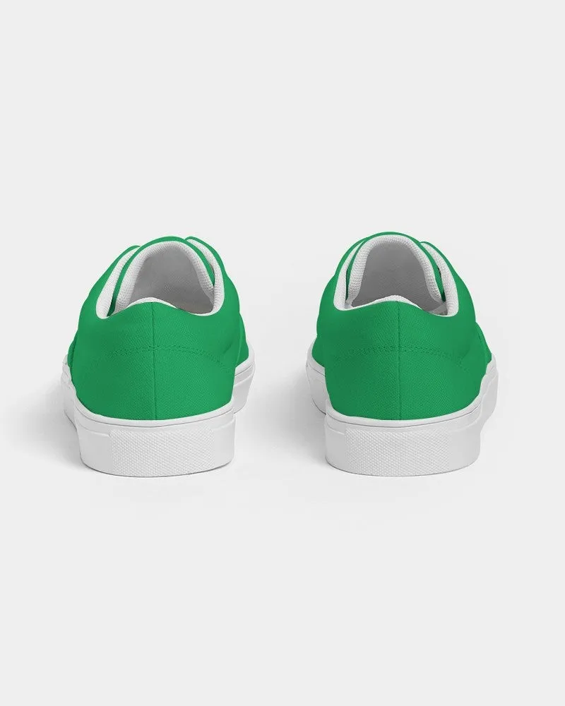 Bright Green Men's Canvas Sneakers | Men's | Bright Pure Green | C100M0Y100K0