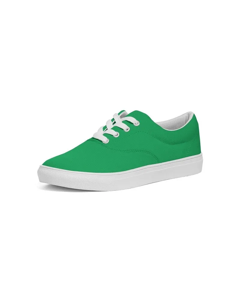 Bright Green Men's Canvas Sneakers | Men's | Bright Pure Green | C100M0Y100K0