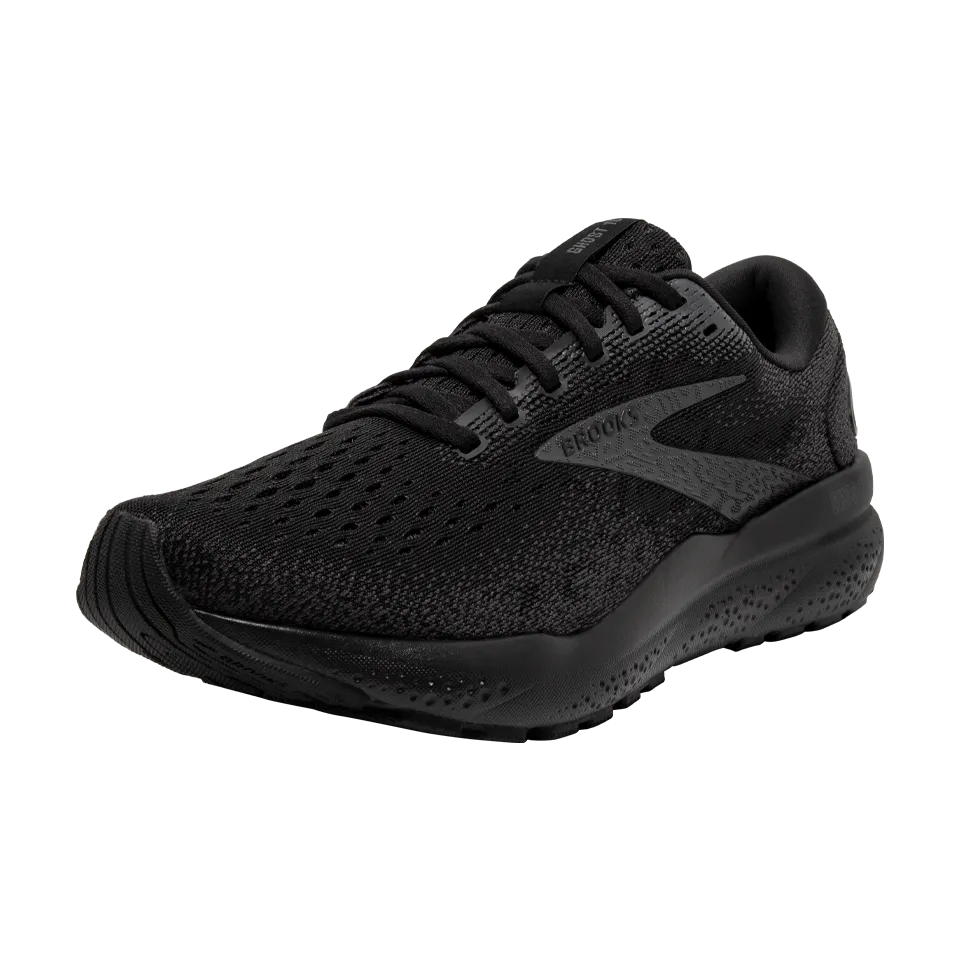 Brooks Men's Ghost 16 2E Width Black/Black