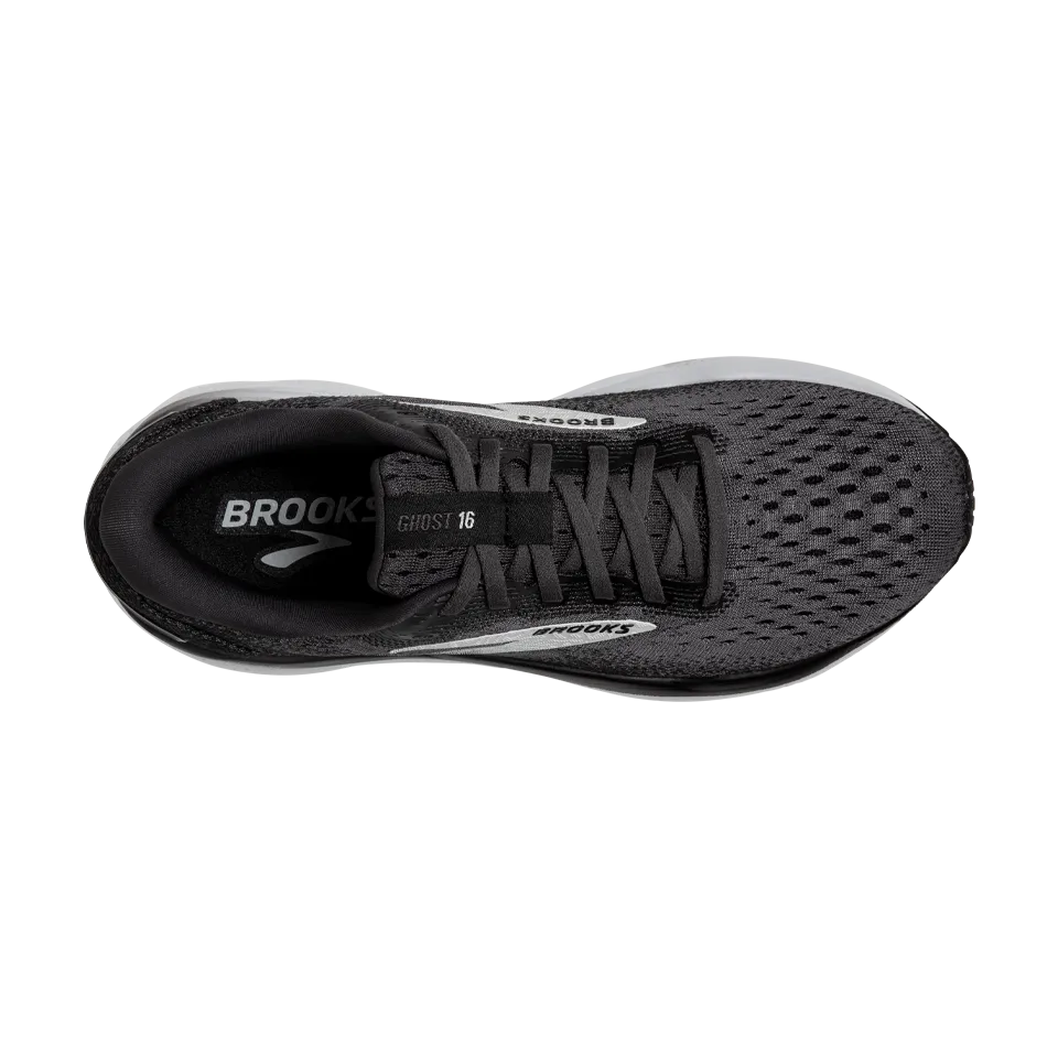 Brooks Women's Ghost 16 B Width Black/Grey/White