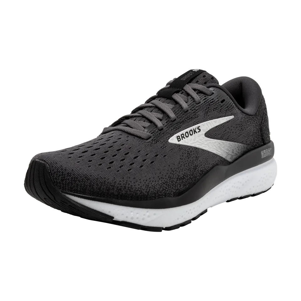 Brooks Women's Ghost 16 B Width Black/Grey/White