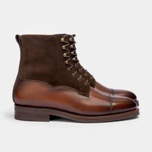 Byron Field Boot Oak Antique Calf