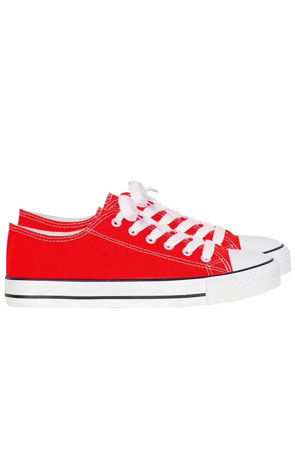 Canvas Sneakers Rood