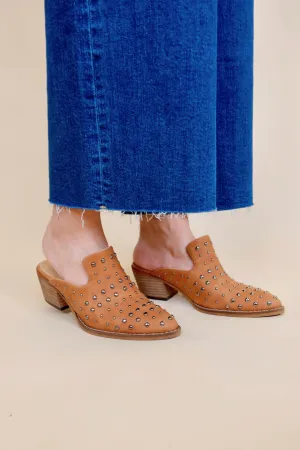 Cara Studded Slip On Mules