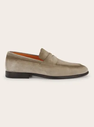 Carlos penny loafers van suède