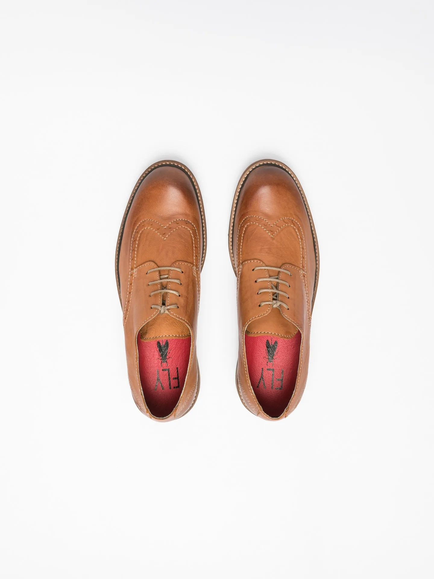 Chocolate Brown Derby Shoes