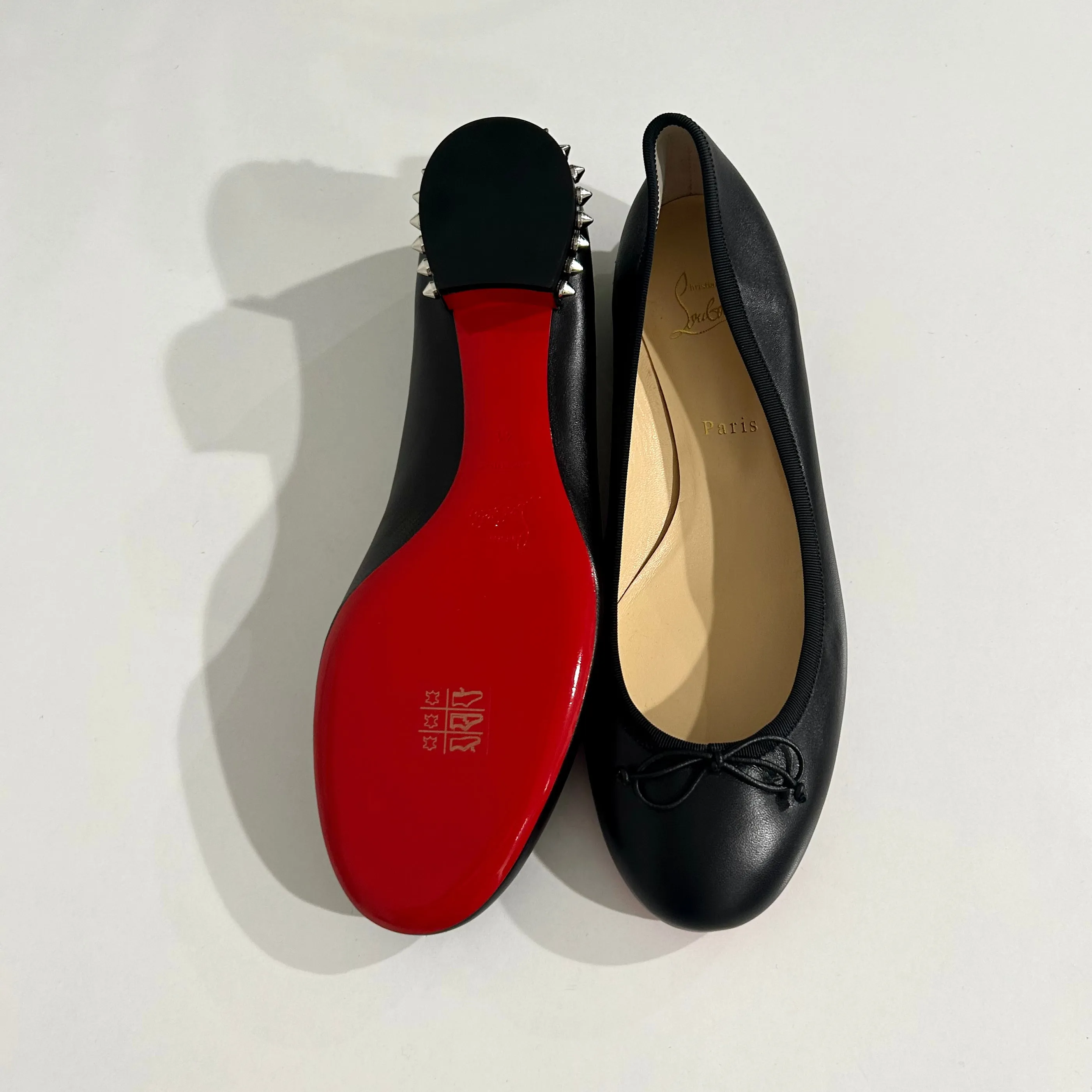 Christian Louboutin Black La Massine Ballet Flats size 41