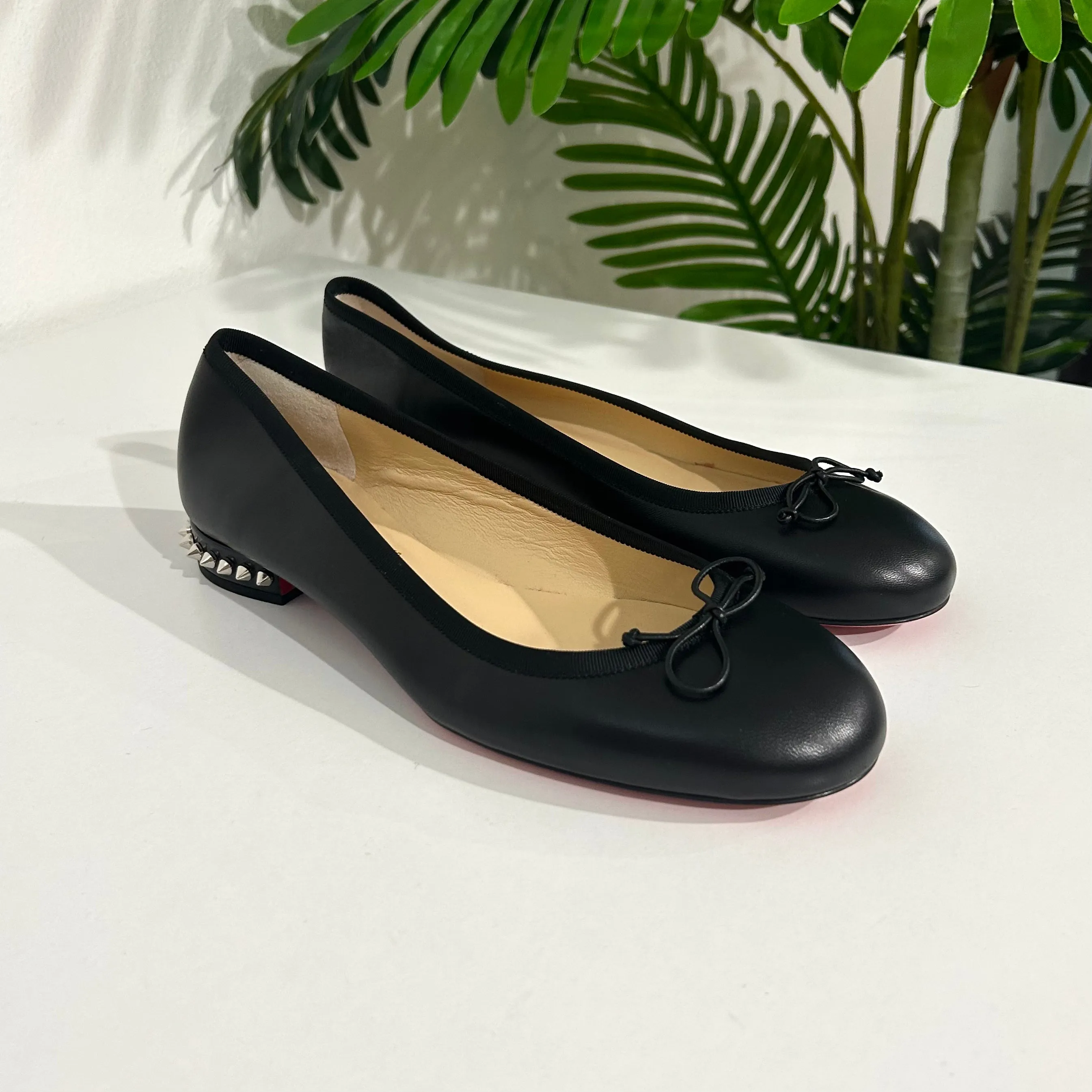 Christian Louboutin Black La Massine Ballet Flats size 41