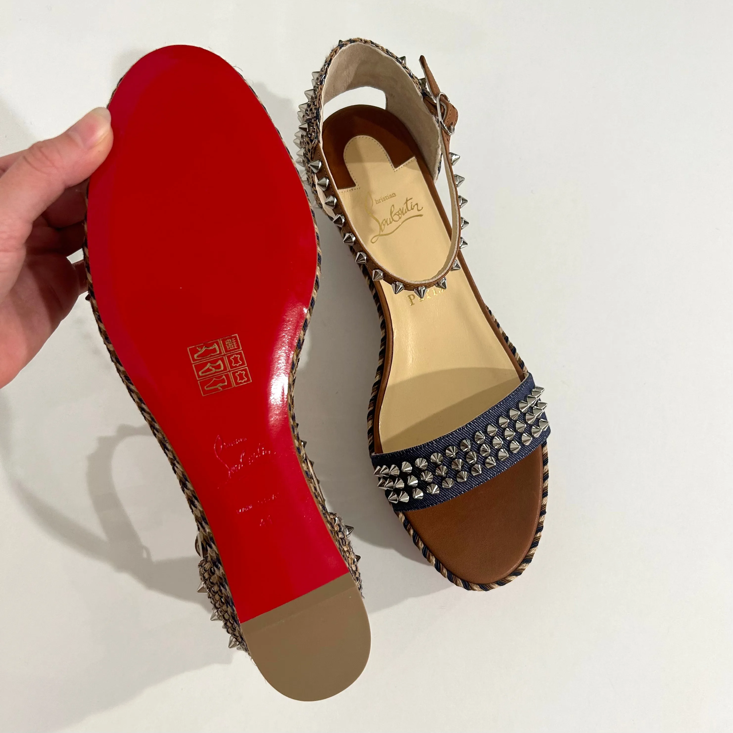 Christian Louboutin Madmonica Platform Sandals size 41