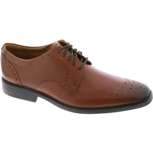 Clarks Mens Clarkslite Tie Leather Lace-up Derby Shoes