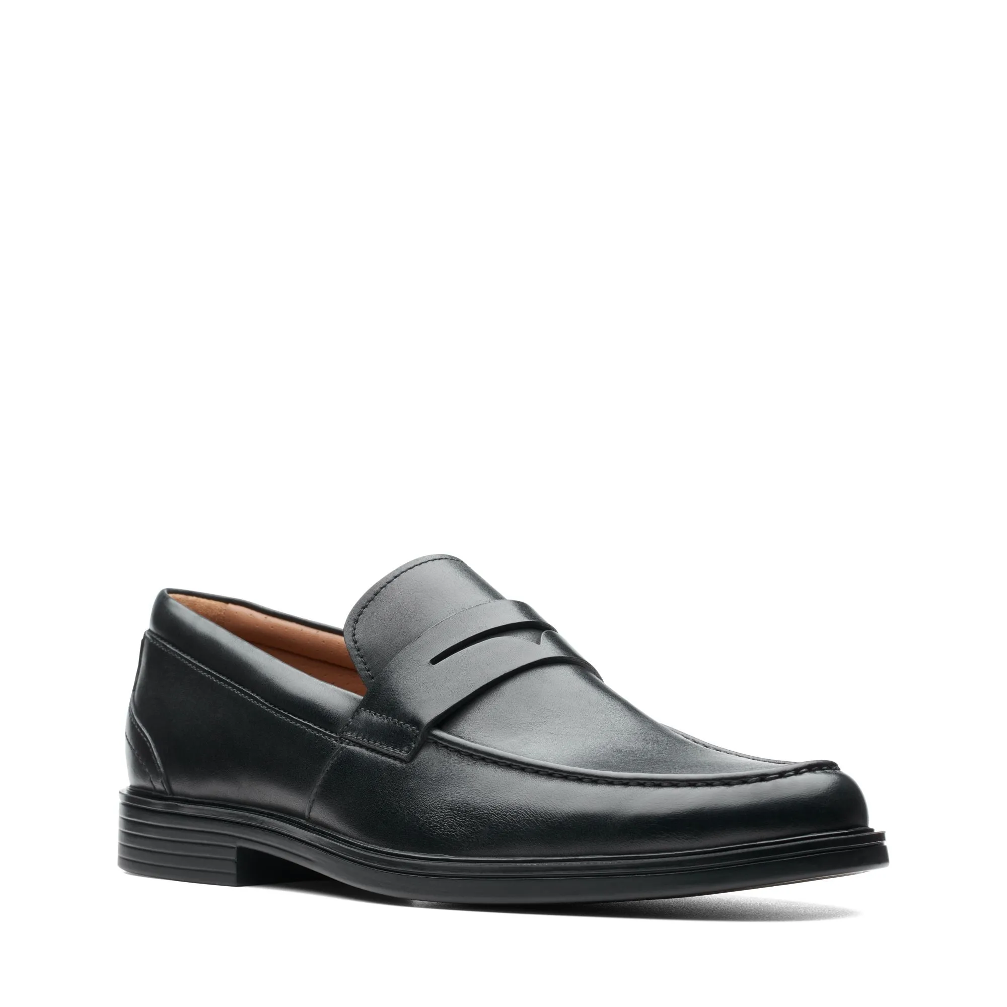 CLARKS | MOCASINES HOMBRE | UN ALDRIC STEP BLACK LEATHER | NEGRO