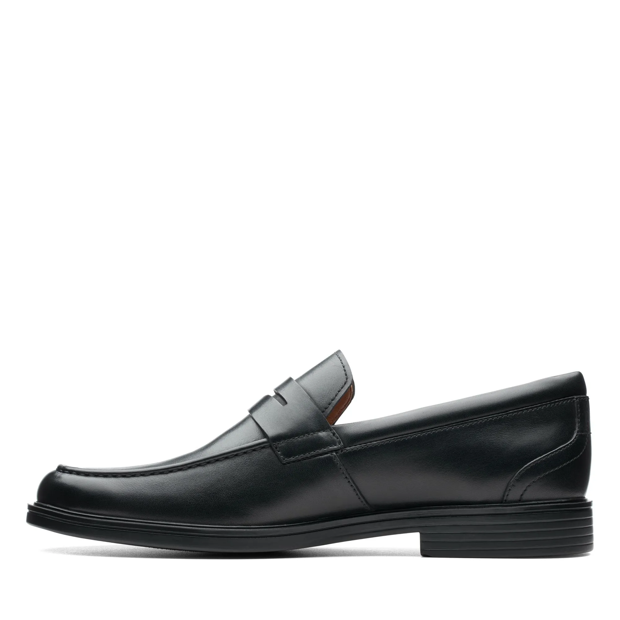 CLARKS | MOCASINES HOMBRE | UN ALDRIC STEP BLACK LEATHER | NEGRO