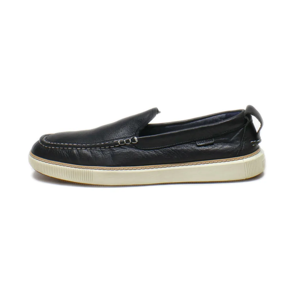 Cole Haan Grandseries Loafers Pu Leather Black Colour For Men