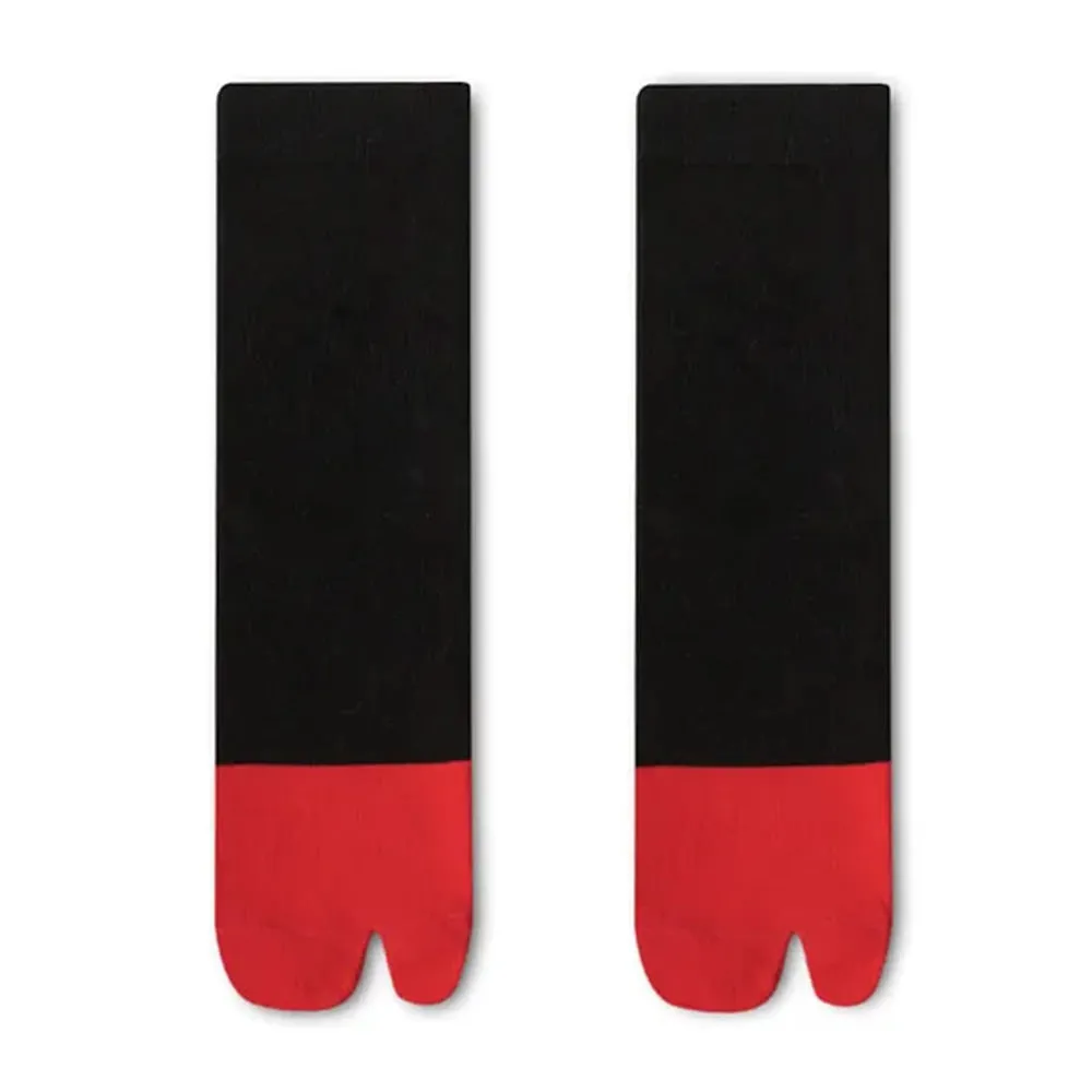 Color Block Split Toe Tabi Socks